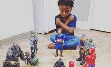 Crianças se despedem de “Pantera Negra”