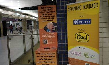 Metrô de São Paulo recebe doações de cabelos para crianças em tratamento contra câncer infantojuvenil